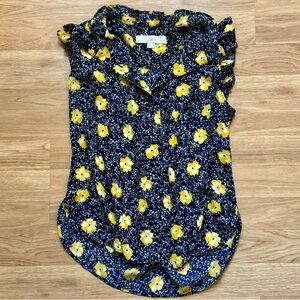 LOFT Floral Blouse